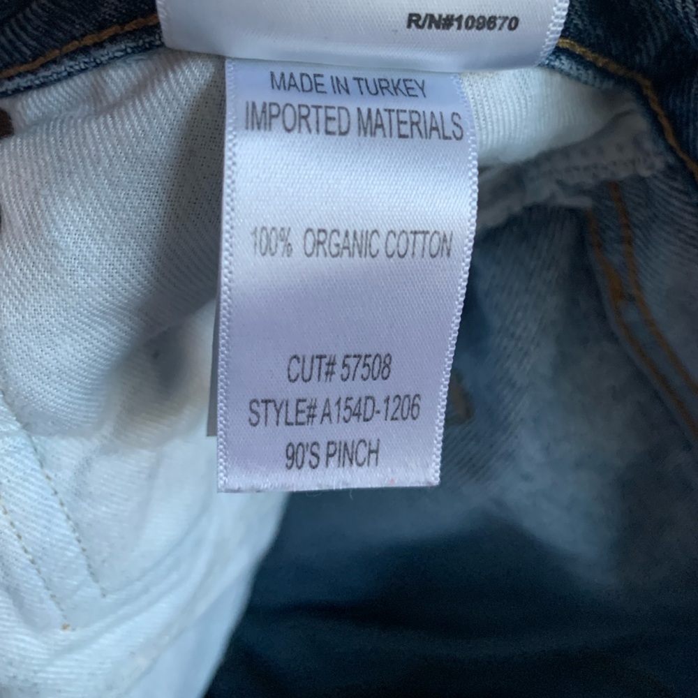 Agolde 90’s Pinch Straight Leg Jeans Size 27 - Picture 7 of 7